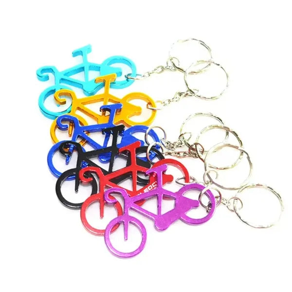 Alluminum Bicycle Bottle Opener with Keychain
