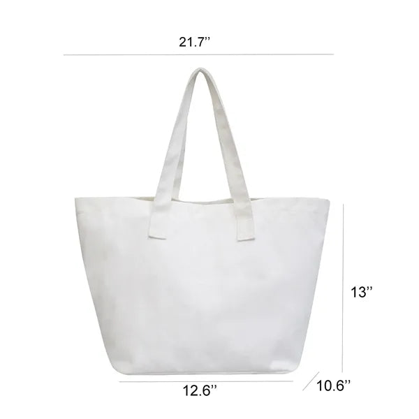 Heavy Duty Cotton Canvas Tote Bag