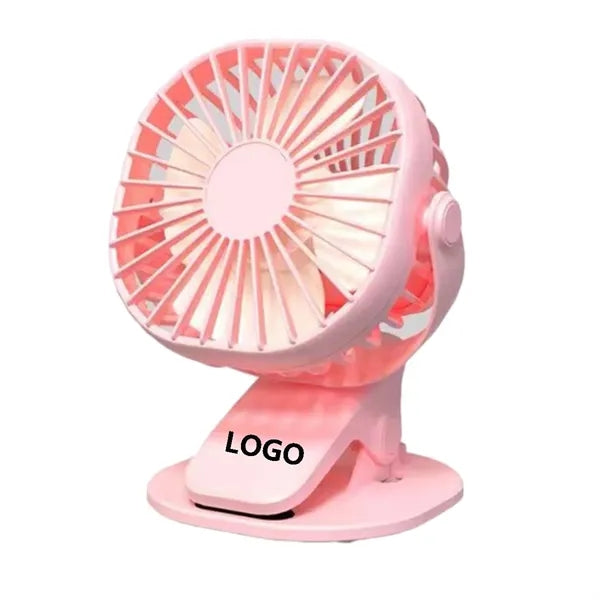 Portable USB Desk Fan With Clip