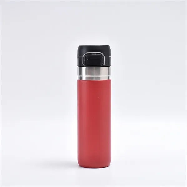 24oz Stainless Steel Water Bottle with Pop-up Lid