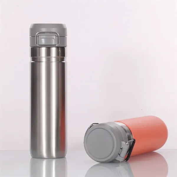 24oz Stainless Steel Water Bottle with Pop-up Lid