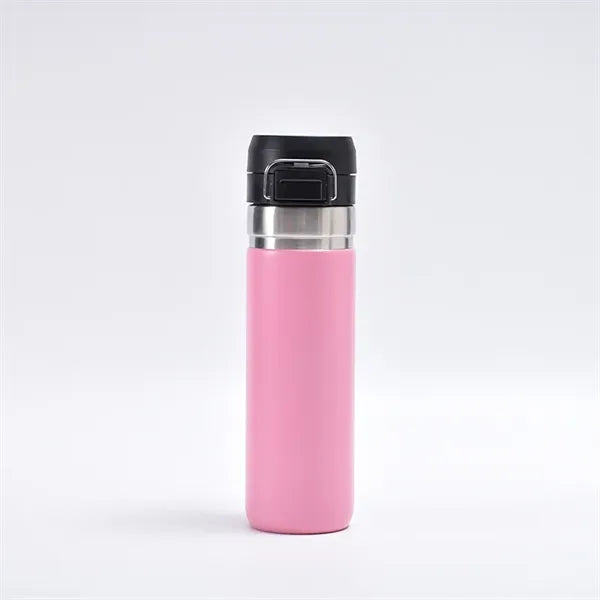 24oz Stainless Steel Water Bottle with Pop-up Lid