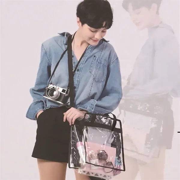 Clear Tote Bag with Zipper