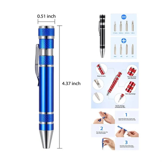 8 in 1 Pocket Screwdriver Precision