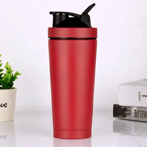 500ml Gym Fitness Shaker Cup Matte Direct Drinking for Adult