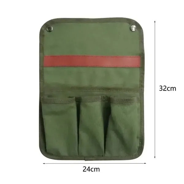 Camping chair canvas side pouch bag