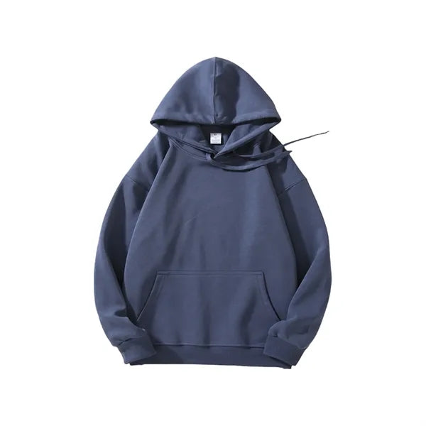 Adult Pullover Cotton Hoodie Sweatshirt with Pockets