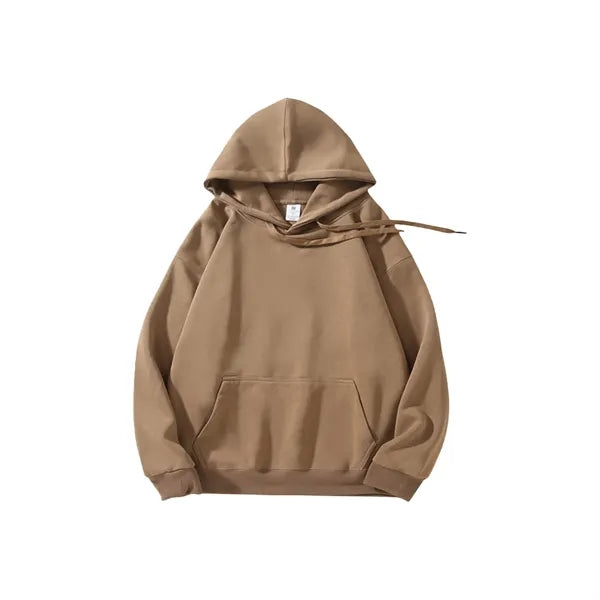 Adult Pullover Cotton Hoodie Sweatshirt with Pockets