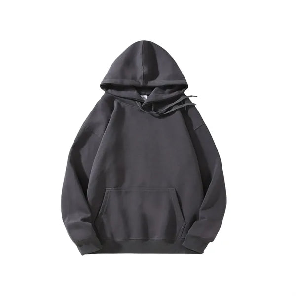 Adult Pullover Cotton Hoodie Sweatshirt with Pockets