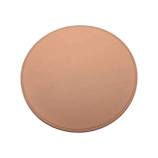 15" Leather Round Placemat