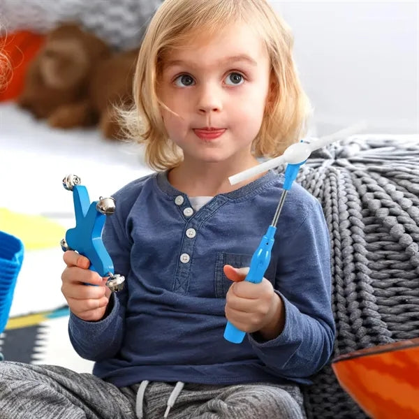 LED Music Colorful Flashing Light Up Windmill for Kids