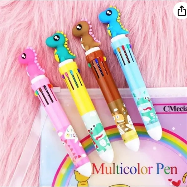 Cute Dinosaur Multicolor Pen