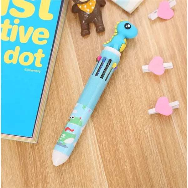 Cute Dinosaur Multicolor Pen