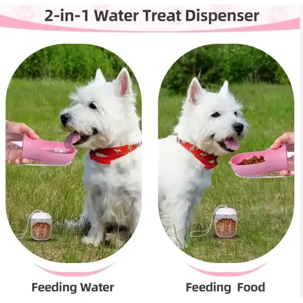 Portable Water & Food Bottle for Pets