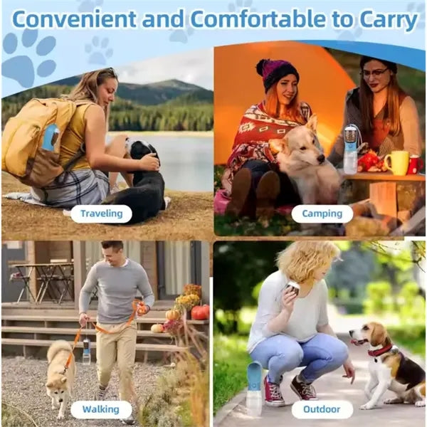 Portable Water & Food Bottle for Pets