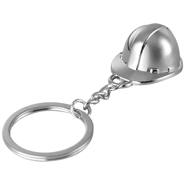 Three dimensional helmet keychain