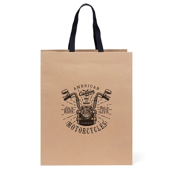 Eco Teak- Woven Handle Eurotote - Flexo Ink Print