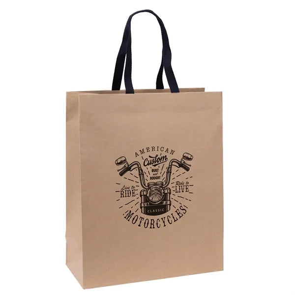 Eco Teak- Woven Handle Eurotote - Flexo Ink Print