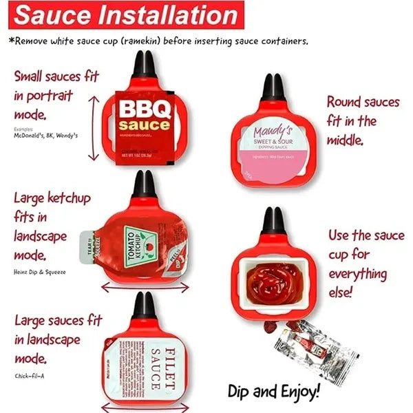 Automotive Dipping sauce Clip
