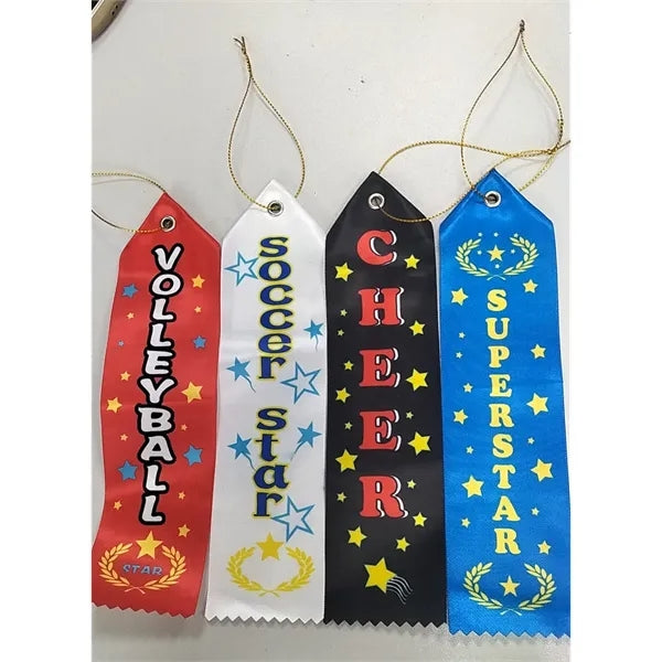 Finished Top Award Ribbons 2" x 8"