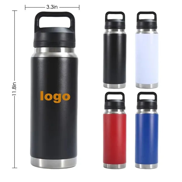 27oz Double-Wall Insulated Bottle With Silicone Handle