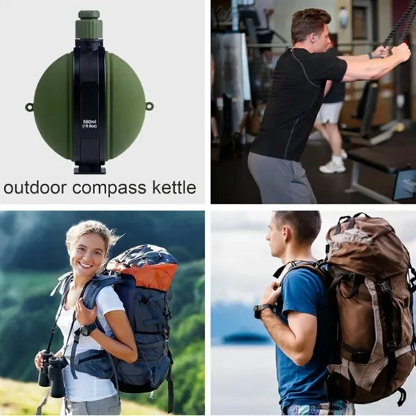 Retractable tactical water bottle