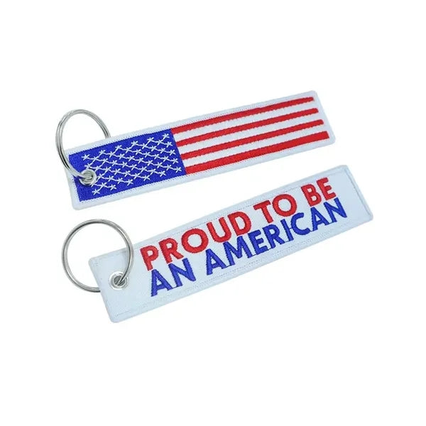Embroidery Keychain,Custom Personalized Keychain.