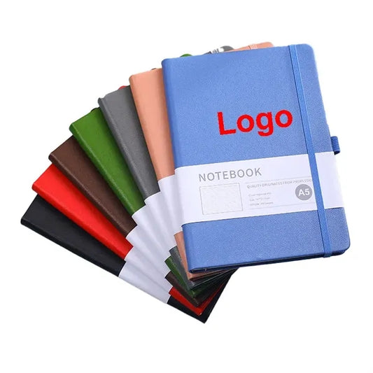 Classic A5 Notebook Journal with Ribbon Divider & Pen Holder