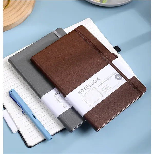 Classic A5 Notebook Journal with Ribbon Divider & Pen Holder