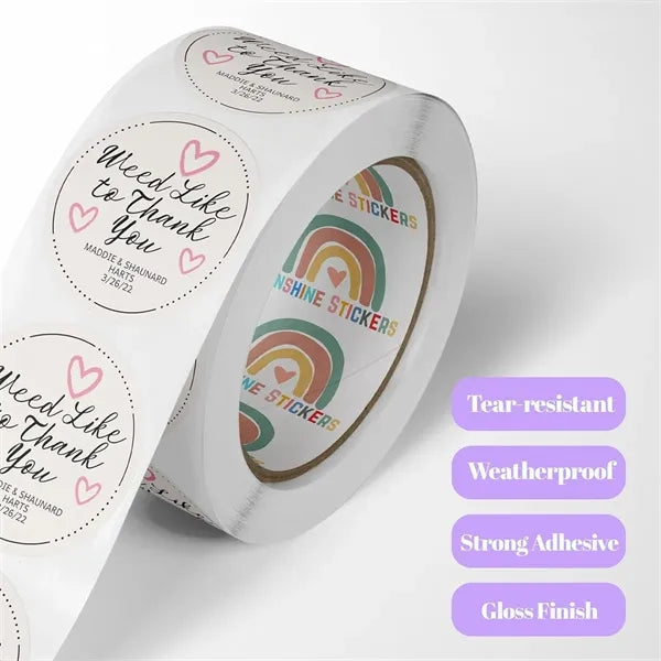 Circle,Square Roll Labels