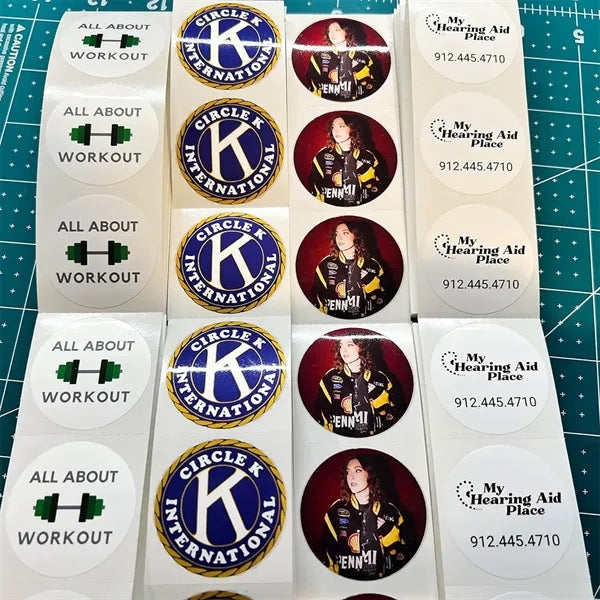 Circle,Square Roll Labels