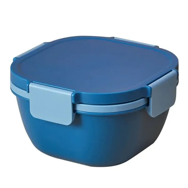 Silicone Salad Bowl Lunch Box with Fork