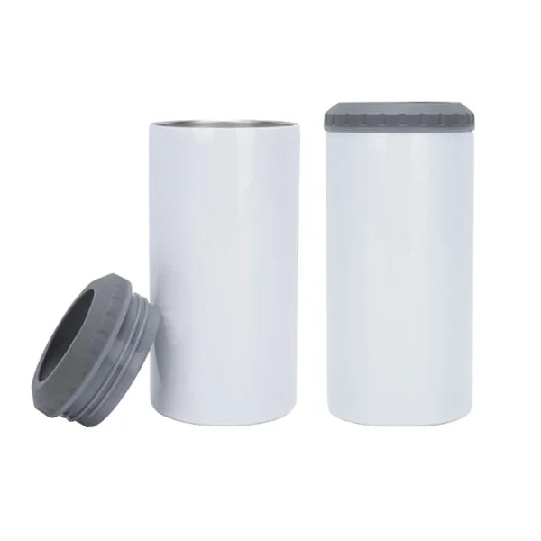 16 oz Stainless Steel Insulated Can Cooler Tumbler with Lids