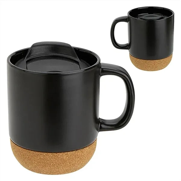 14 OZ Ceramic Mug With Cork Base