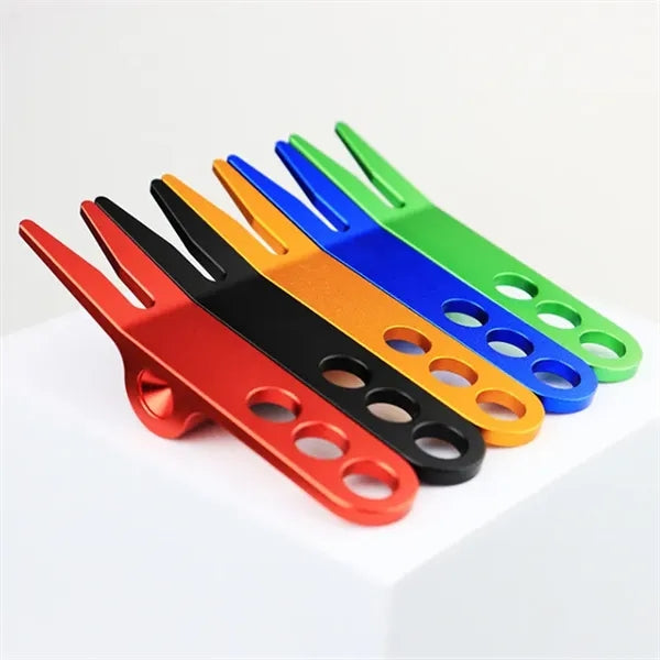 Golf Accessories Green Fork Anode Three-Hole Ball Lawn