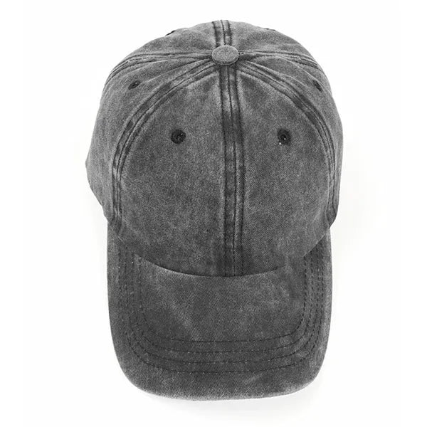 Vintage Washed Distressed Baseball Cap