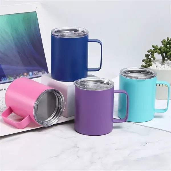 350ml Stainless Steel Insulated Tumbler Mug with Handle