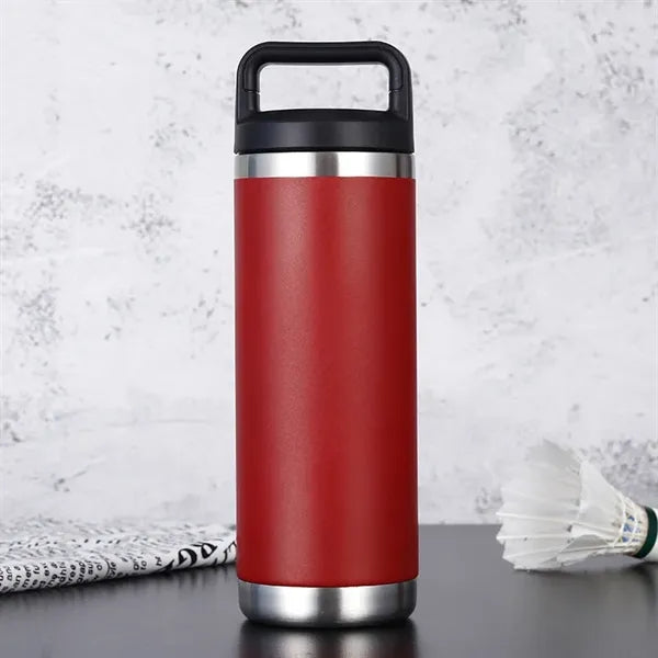 18oz Stainless Steel Water Bottle with Handle Cover