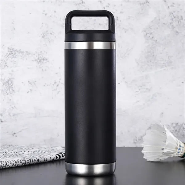 18oz Stainless Steel Water Bottle with Handle Cover