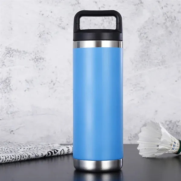 18oz Stainless Steel Water Bottle with Handle Cover