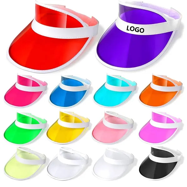 Unisex Plastic Sun Visors