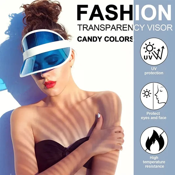 Unisex Plastic Sun Visors