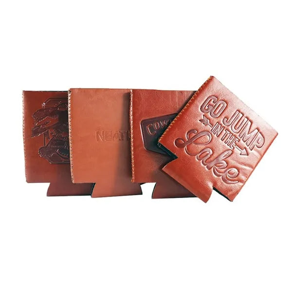 PU Leather Can Cooler Sleeve
