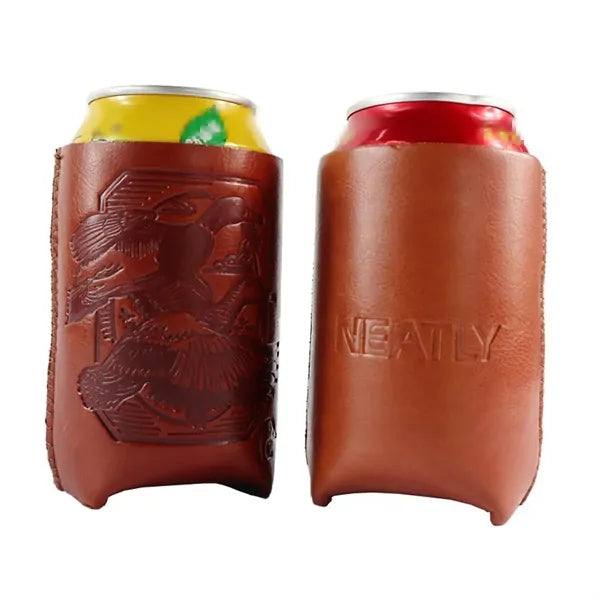 PU Leather Can Cooler Sleeve