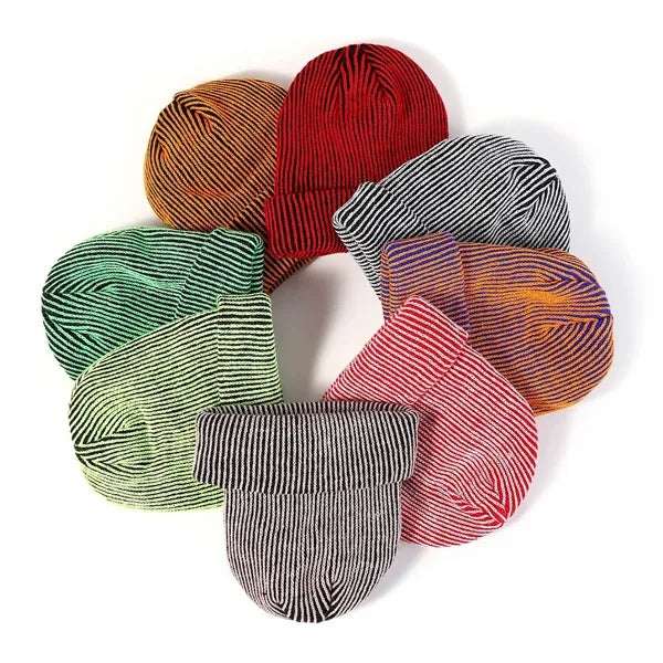 Two-tone Knit Beanie