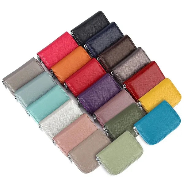 Leather Credit Card Holder Wallet