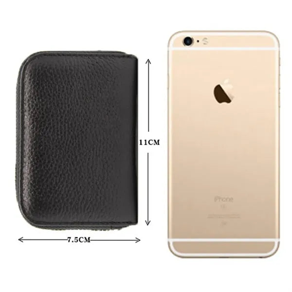Leather Credit Card Holder Wallet