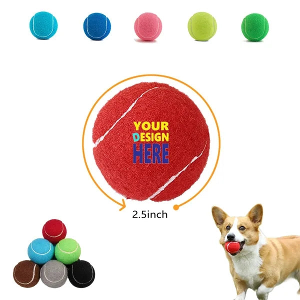 Rubber Pet Tennis Balls