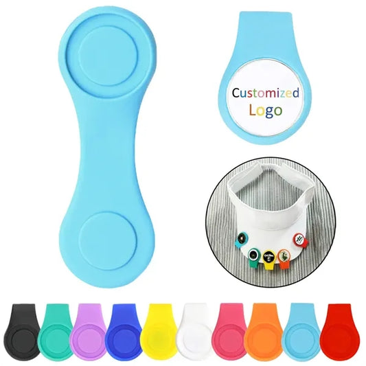 Silicone Magnetic Golf Hat Clip Marker