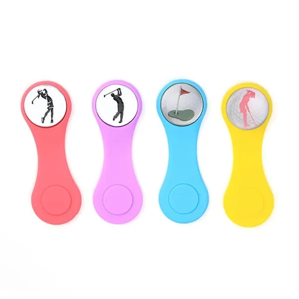 Silicone Magnetic Golf Hat Clip Marker